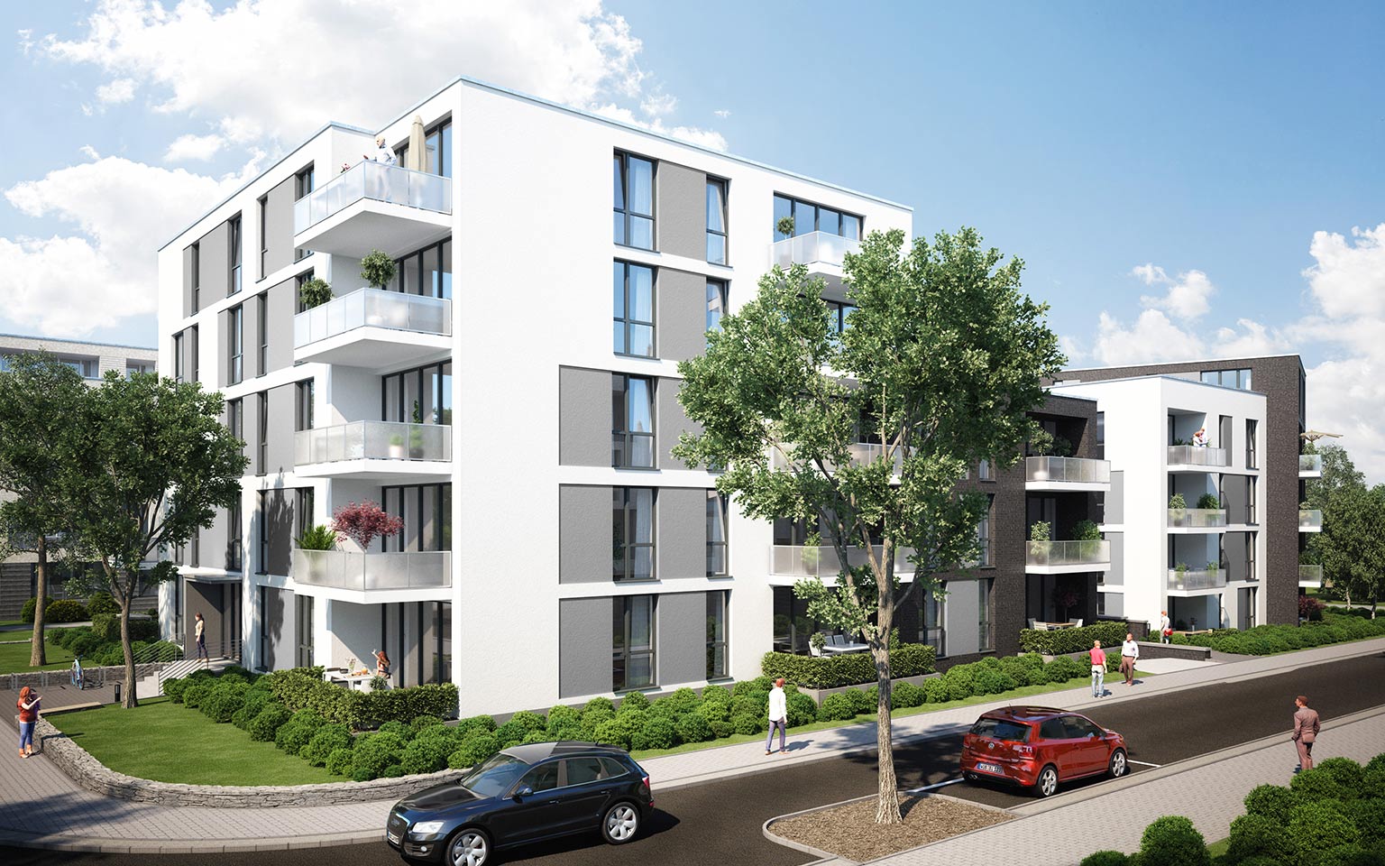 Buhlmann Immobilien errichtet Eigentumswohnungen in den Steimker Gärten